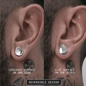 Ask & Embla Signature Teardrop Plugs 10mm/00G Stainless Steel NWOT